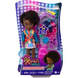 Mattel Karma's World Fashion Pack with Karma Grant Doll Clothes & Accessories